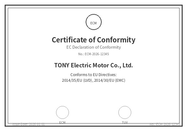 CE Certificate